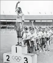  ?? ANI ?? India hockey captain Balbir Singh Sr after beating Pakistan at the 1956 Melbourne Olympics.