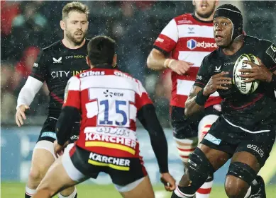  ?? PICTURE: Getty Images ?? Split loyalties: Saracens clash with Gloucester last weekend