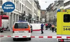  ??  ?? Das Opfer wurde vor einem Starbucks in St. Gallen niedergest­ochen.