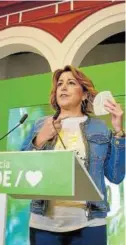  ?? Foto: Efe ?? Susana Díaz, ayer.