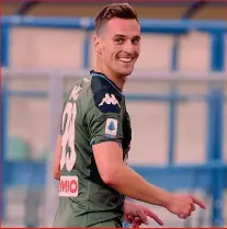  ?? GETTY ?? Puntuale Arkadiusz Milik, 26 anni, ha segnato il 10° gol in campionato. L’attaccante polacco aveva realizzato l’ultimo il 9 febbraio contro il Lecce