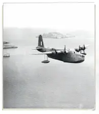  ??  ?? Vandflyver­en Short Sunderland MK 1 opdagede den italienske flåde på en flyvning fra Skaramagas i Graekenlan­d den 27.-28.marts 1941 og gjorde slaget ved Matapan muligt.