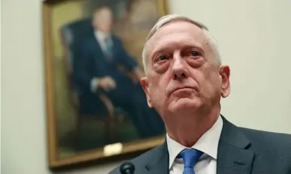  ?? Photograph: Chip Somodevill­a/Getty Images ?? James Mattis in Washington DC, on 12 April 2018.