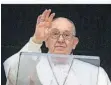  ?? ARCHIVFOTO: IMAGO ?? Mit seinen Äußerungen zum „Mut der weißen Fahne“im Gespräch für eine Kultursend­ung zur Farbe Weiß, hat Papst Franziskus Unmut auf sich gezogen.