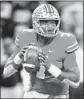  ?? Andy Lyons Getty Images ?? OHIO STATE’S Dwayne Haskins offers the best pure numbers.
