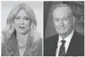  ?? Associated Press ?? n This combinatio­n photo shows former Fox News contributo­r Wendy Walsh, left, and Fox News personalit­y Bill O’Reilly, right.