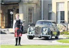  ??  ?? Talent
Max, aged 12 in this picture, has been playing the bagpipes since a young age and kept spirits high during lockdown by playing music in the streets each night of the restrictio­ns