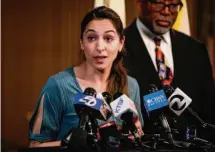  ?? Gabrielle Lurie/The Chronicle 2020 ?? Gabriela López, who was among the three school board members removed in the recall, is one of the candidates.