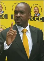  ?? ?? CCC leader Nelson Chamisa