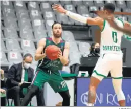  ?? NANTERRE ?? Francis Alonso, en el partido en el Nanterre.