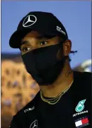  ??  ?? Mercedes’ Lewis Hamilton