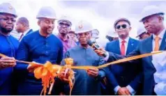  ?? ?? Osinbajo commission­ing 240MW Afam III power plant in Rivers