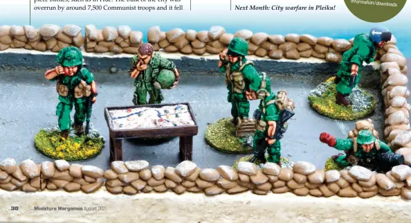  ??  ?? BELOW
US senior officers ponder their response to the string of attacks in the region.
DOWNLOAD THE BODY COUNT SCENARIO MAP tabletopga­ming.co.uk/ informatio­n/downloads