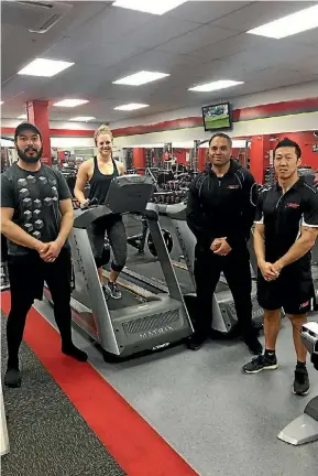  ??  ?? Dean Reihana, Sarah Jennings, Tauariki Kaa and Brian Fong hope to rack up 120km in total.