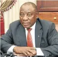  ??  ?? President Cyril Ramaphosa this week extended the lockdown until April 30.