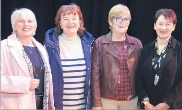  ?? (Photo: Patrick Browne) ?? Pictured are Sandra Dowd, Deirdre Kennefick, Niamh Flavin and Anne Cotter, at Lismore Heritage Centre - for the local launch of Blackwater Valley Opera Festival