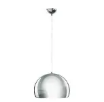  ??  ?? For a striking display above a breakfast bar, hang three of these chrome pendant lights. £59 each, Made.com