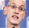  ??  ?? Adam Silver