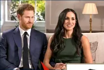  ??  ?? VERLOBUNGS­INTERVIEW Harry verriet, dass die Hunde der Königin in Meghan vernarrt sind