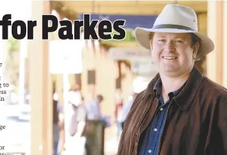  ??  ?? Coonabarab­ran-born Jack Ayoub is the Labor candidate for the seat of Parkes at the next federal election. PHOTO: SUPPLIED