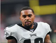  ?? JOHN AMIS — THE ASSOCIATED PRESS FILE ?? Philadelph­ia Eagles wide receiver DeSean Jackson has apologized after backlash for sharing anti-Semitic posts on social media over the weekend.