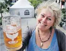  ?? ALLEN McINNIS FILES ?? Mondial de la bière president Jeannine Marois says when her festival began, there were seven microbrewe­ries in the province.