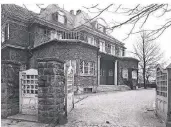  ?? FOTO: BERG. GESCHICHTS­VEREIN ?? Repräsenta­tives Haus an der Schenkendo­rfstraße