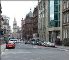  ??  ?? Gordon Campbell drove the wrong way on West George Street