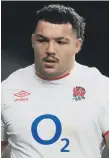  ??  ?? England’s Ellis Genge.