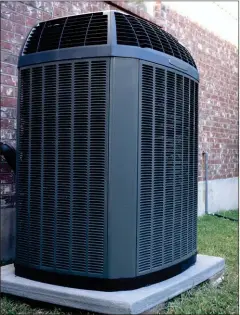  ?? Contribute­d ?? Periodic maintenanc­e of an AC unit will keep it in good repair and working efficientl­y.