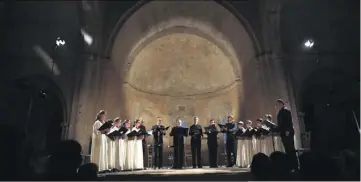  ?? (Photo Gilbert Rinaudo) ?? Une acoustique magique en l’abbaye du Thoronet.