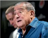  ?? PHOTO: LAWRENCE SMITH/ FAIRFAX NZ ?? Top Rank Founder and CEO Bob Arum will co-promote fights in the USA and China.