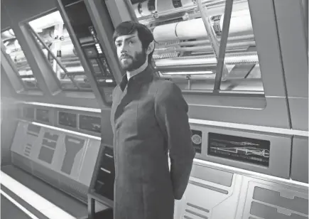  ?? JAMES DIMMOCK/CBS ?? Ethan Peck plays a younger version of Spock in “Star Trek: Discovery” on CBS All Access.