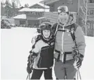  ?? ANDREA POLSKY ?? Eleven-year-old David Polsky got private skiing lessons from Olympic gold medalist Tommy Moe while filming “King David.”