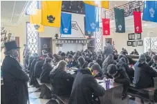  ??  ?? SPELLBOUND: The School of Magic and Witchcraft near Sao Paolo, Brazil, has students operate in a parallel reality inspired by the wizarding world of the ‘Harry Potter’ books and films of JK Rowling.