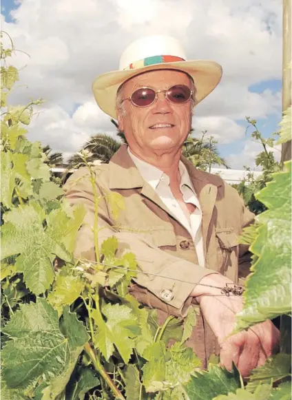  ?? FOTO: ARCHIVO ?? Los vinos de Agustín Huneeus Cox han ganado notoriedad en el mercado gracias a su alta calidad.