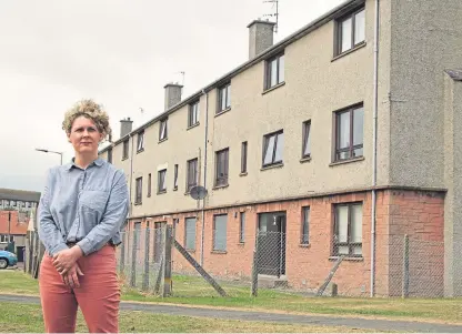  ?? Paul Reid. Picture: ?? Arbroath East and Lunan independen­t councillor Lois Speed at the area to be redevelope­d.