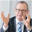  ?? FOTO: OH ?? BWGV-Chef Roman Glaser: Kritik an der EZB.