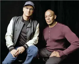  ??  ?? Dr Dre and the man who is always at his side, Jimmy Iovine.