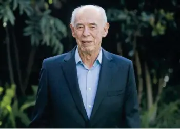  ?? FOTO- ?? José Alejandro Cortés ya tiene 90 años.