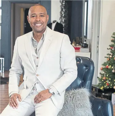  ?? RICK MADONIK PHOTOS TORONTO STAR ?? Bespoke tailor Marlon Durrant, of MD Studios, says his clientele are “looking for the best, the next, thing.”
