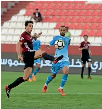  ?? Supplied photo ?? Action from the Al Wahda and Dibba match. —