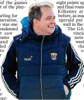  ??  ?? TOUGH START: Davy Fitzgerald