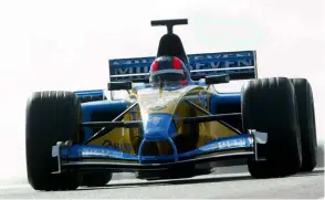  ??  ?? Benetton and Renault helped Gavin get paid as a Formula 1 driver