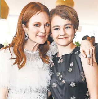  ?? Julianne Moore and Millicent Simmonds star in Wonderstru­ck, set in both the 1920s (filmed in black and white) and the 1970s. ?? DAVE BENETT, GETTY IMAGES FOR NIKKI BEACH