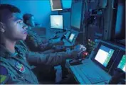  ?? Senior Airman Christian Clausen U.S. Air Force ?? DRONE PILOTS at Nevada’s Creech Air Force Base fly about a dozen aircraft in Raqqah, Syria, each day.