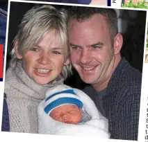  ??  ?? Family: Zoe, husband Norman and their son Woody in 2000