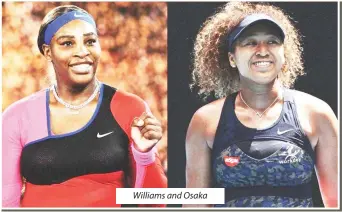  ?? Williams and Osaka ??