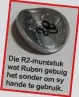  ??  ?? Die R2-muntstuk wat Ruben gebuig het sonder om sy hande te gebruik.