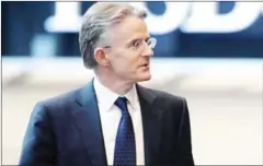  ?? STEFAN ROUSSEAU/POOL/AFP ?? John Flint’s departure was revealed as HSBC said it was facing an ‘increasing­ly complex and challengin­g global environmen­t’.